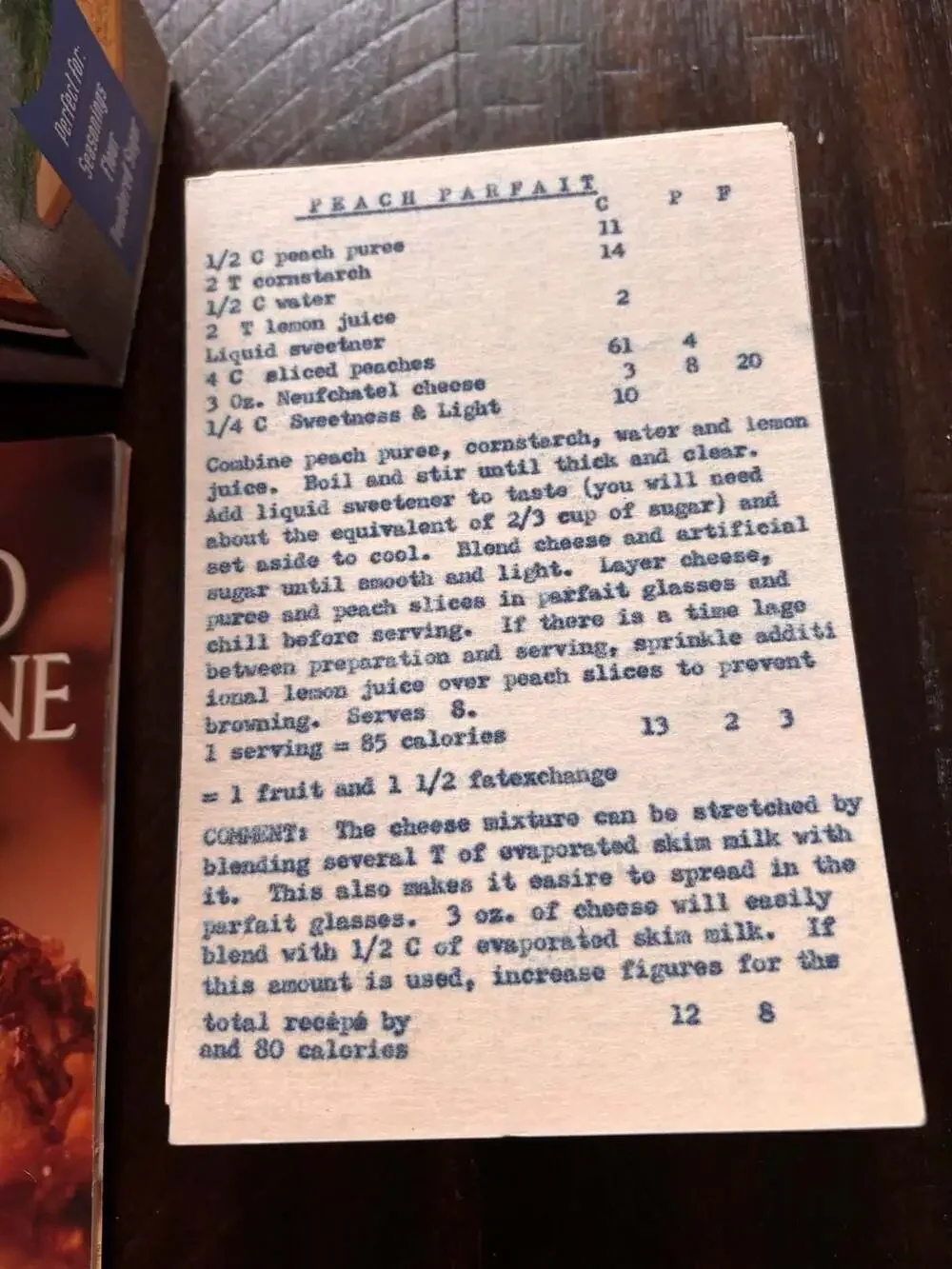 Vintage Kitchen Assortment: McCall's Recipe Card Set, Pillsbury Pasta Cookbook,